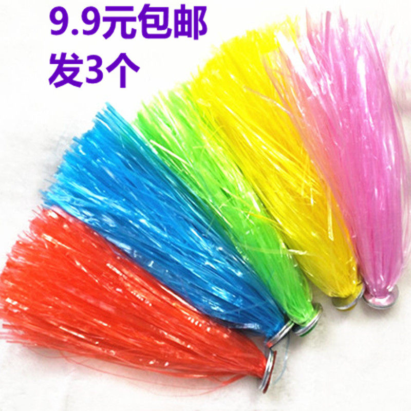 塑丝儿童毽子好踢小学生成人健身手工大花毽幼儿园玩具传统尼龙