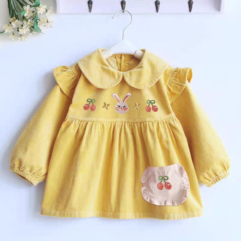 秋冬款女宝宝长袖防脏衣围兜儿童围衣防水反穿衣幼儿园罩衣可外穿,童装/婴儿装/亲子装,反穿衣/罩衣,淘宝优惠券,粉丝福利购,淘宝优惠卷