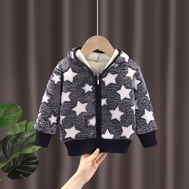 反季加绒男童外套打底内搭毛衣