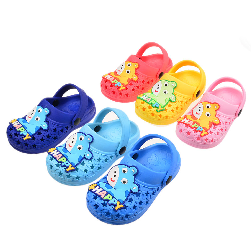 Pantoufles enfants en autre pour été - semelle caoutchouc antidérapant - Ref 1014707 Image 1