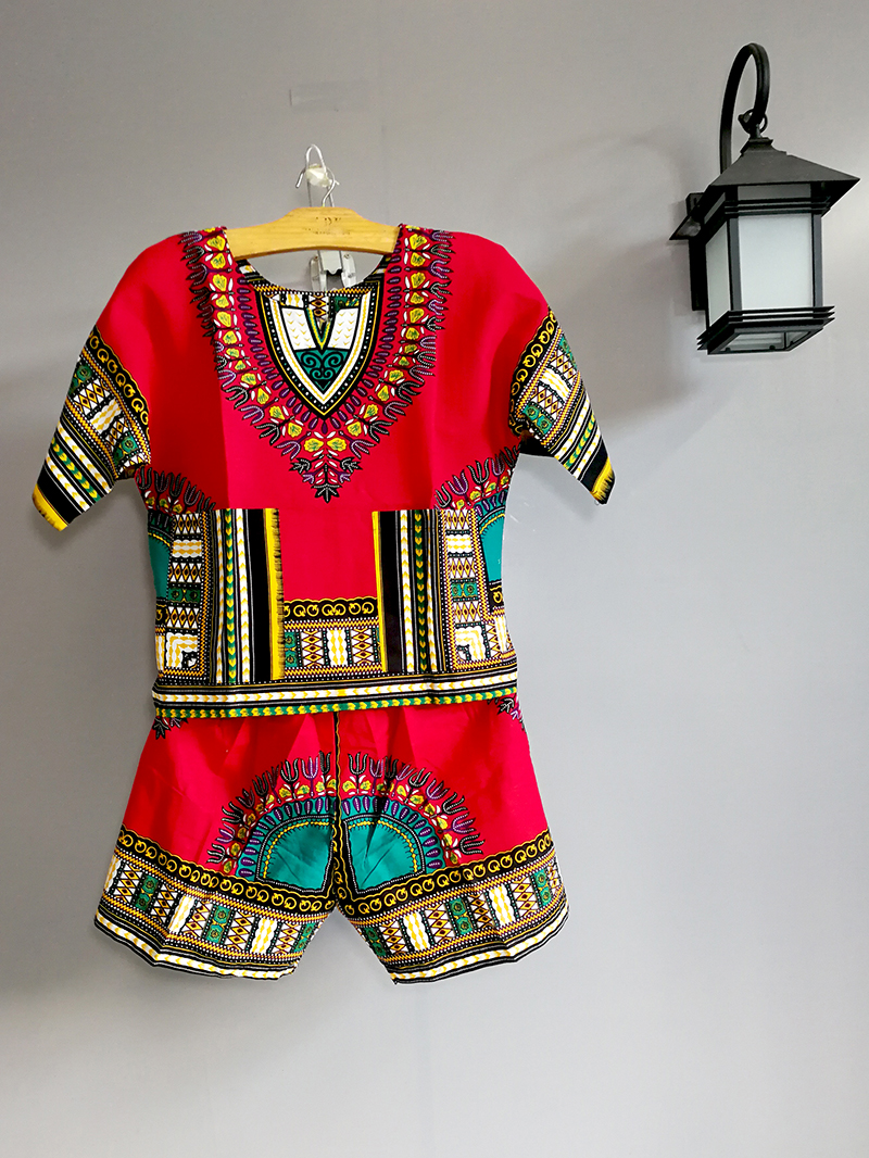 纯棉短袖短裤元旦舞台演出服