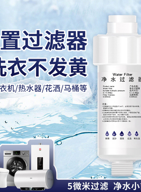 热水器前置过滤器家用净水器洗衣机洗菜池马桶迷你小款滤水宝滤芯
