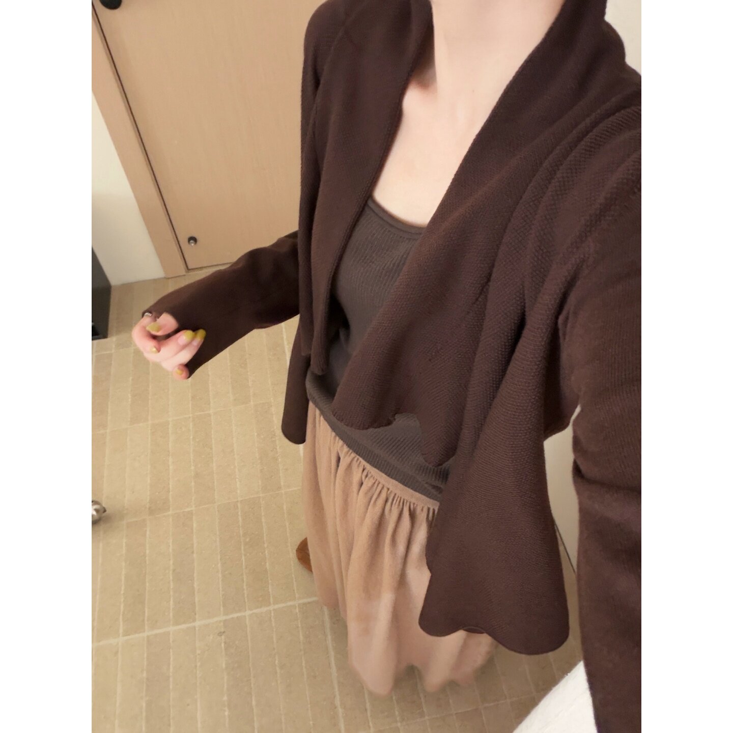 此外设计氛围感针织开衫女图片
