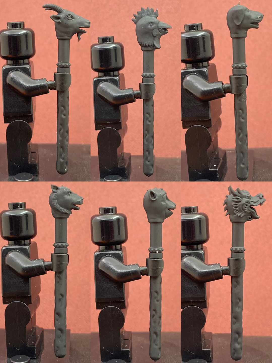 杖剑武器系列JOKER第三方3D打印积木人仔武器微缩模型手办摆件