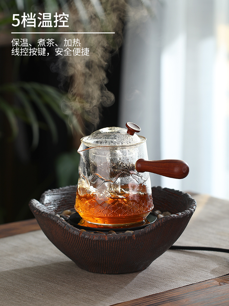 围炉煮茶电陶炉专用茶壶玻璃泡茶煮茶器茶炉套装茶具家用新款高端