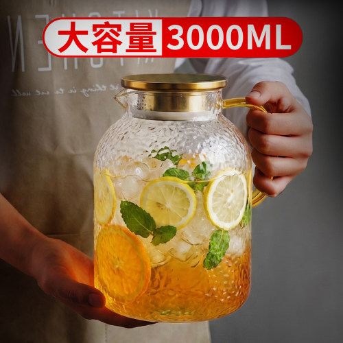 3L大容量冷水壶耐高温开水凉水壶