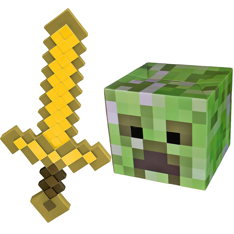 我的世界男孩钻石剑玩具