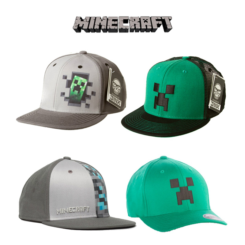 我的世界苦力怕网帽钻石遮阳防晒