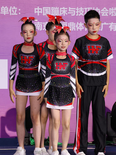 啦啦操体操健美操舞蹈演出服新品