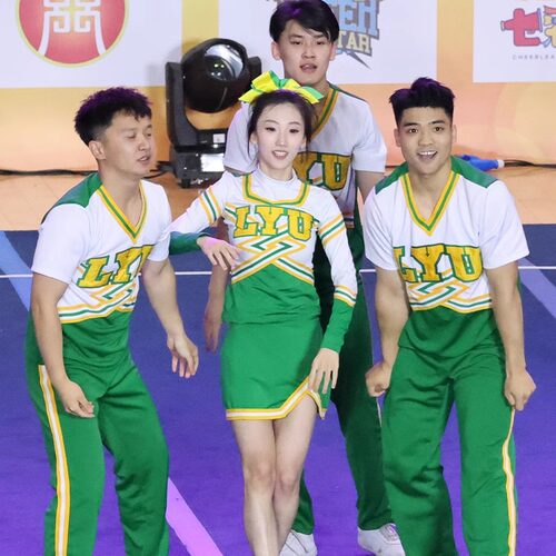 啦啦操比赛服啦啦队演出服健美操服装套装舞蹈服新品25团体女定做
