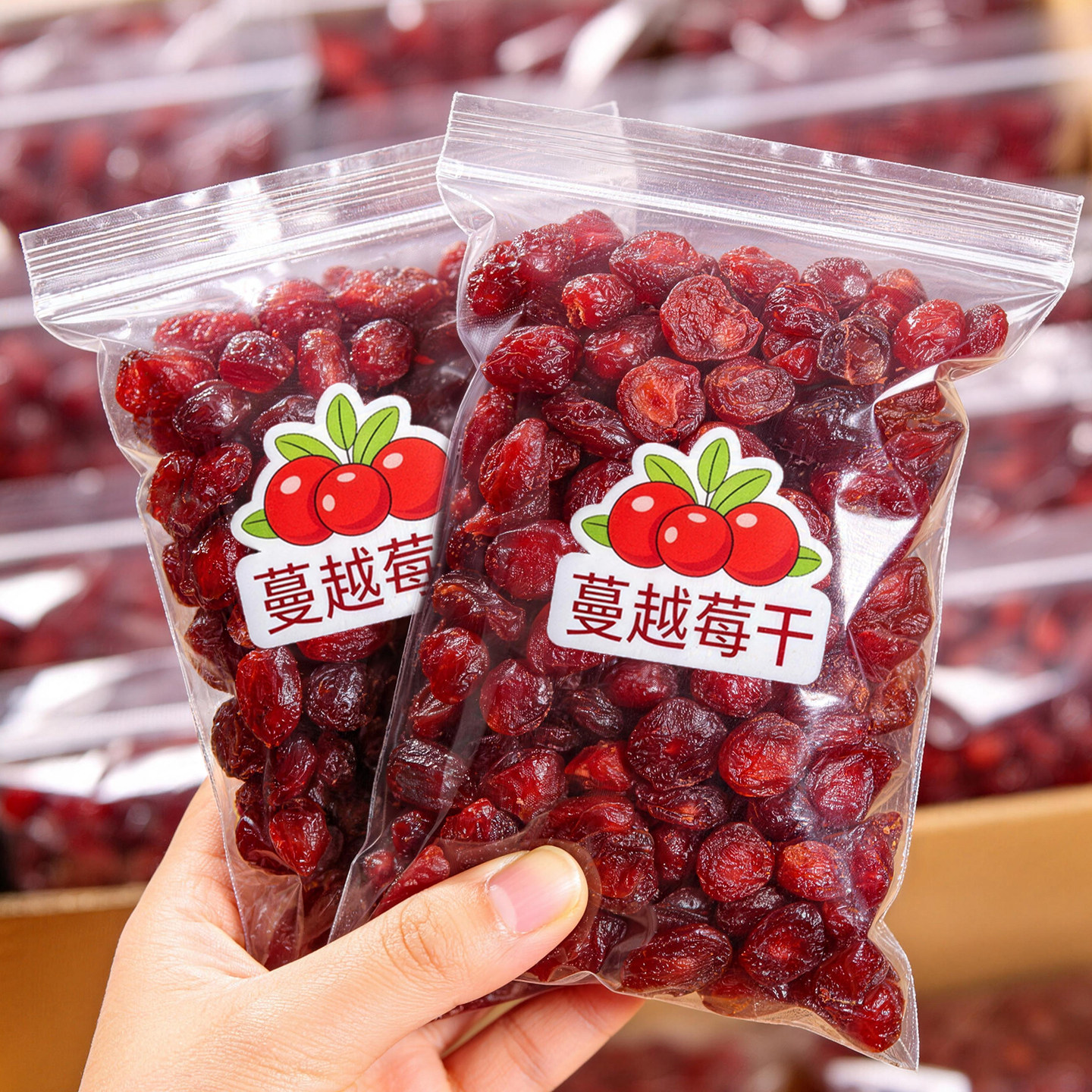 纯蔓越莓干碎烘焙专用进口商用官方旗舰店孕妇非无糖无添加原材料