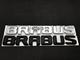 BRABUS车标 后尾标 C级E级S级R级GLA级改装 奔驰巴博斯车标BRABUS