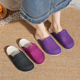 妈妈外穿透气厚底半拖平底软底防滑凉拖鞋 足弓支撑包头拖鞋 女夏季