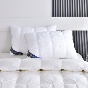 五星级酒店枕头柔软3D丝绒枕芯护颈家用助睡眠快速回弹不坍塌枕头