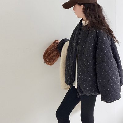 女童棉服冬装儿童加厚棉袄冬装