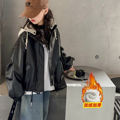 韩国童装女童皮衣儿童外套秋冬装