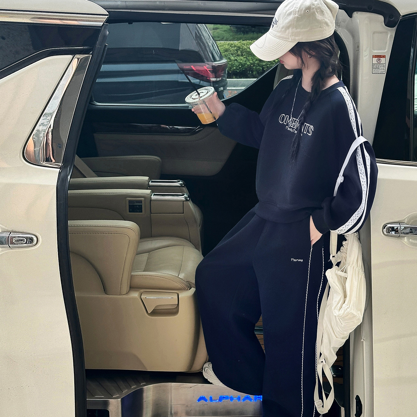 韩国女童套装春装2026新款儿童运动休闲两件套大童女孩时髦卫衣服