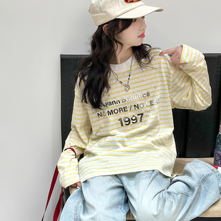 果儿kids韩系女童长袖打底衫儿童防晒T恤2026新款春秋夏装女孩t恤