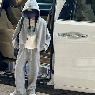 女童套装春装2026新款儿童运动休闲两件套女大童春秋卫衣时髦衣服