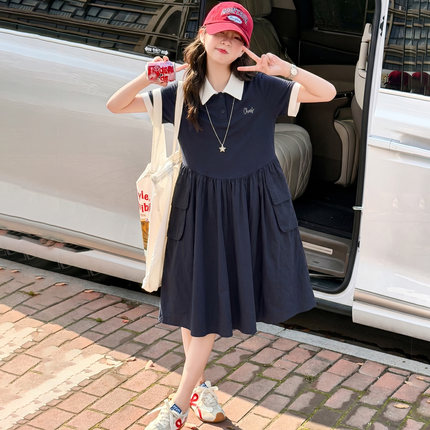 女童polo裙子夏季2026新款韩版儿童公主裙洋气童装女孩连衣裙夏装