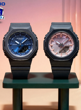 casio卡西欧手表女士G-SHOCK新品学生黑色运动时尚防水GMA-P2110