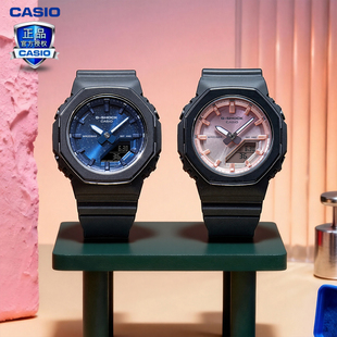 casio卡西欧手表女士G-SHOCK新品学生黑色运动时尚防水GMA-P2110