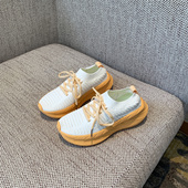 女系带厚底轻质跑步鞋 子 新款 飞织网面透气运动鞋 TFM 2026春季