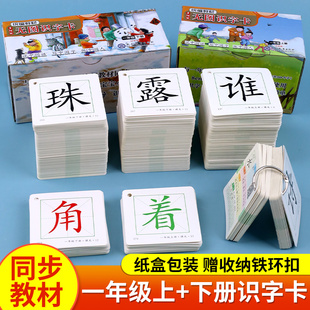 6岁 儿童识字卡3 幼儿园大班幼儿学前训练识字书4 宝宝学拼音认汉字早教启蒙书籍一年级同步阅读三岁3000字识文断字 6岁认字神器