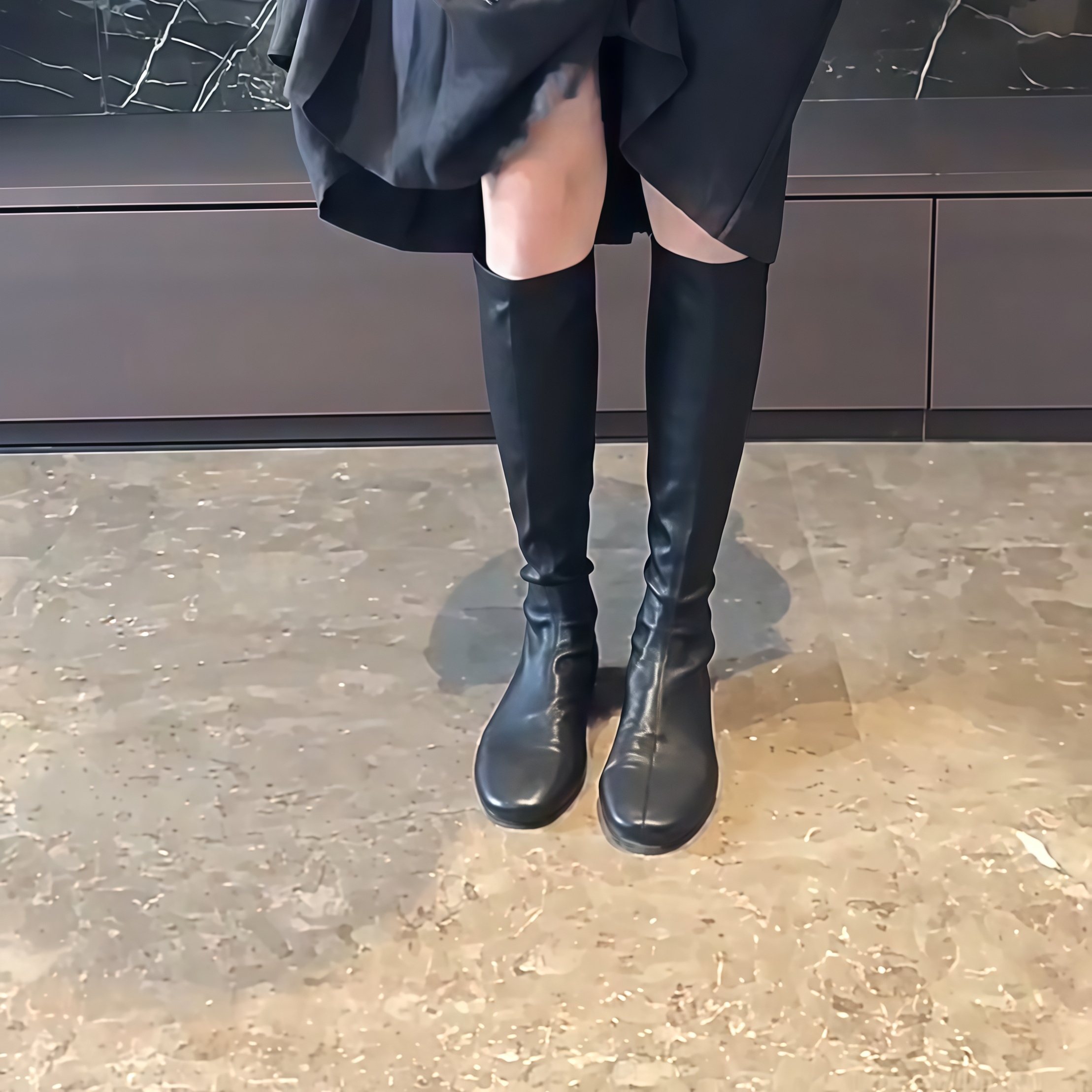 秋冬弹力瘦瘦包腿高筒靴内增高