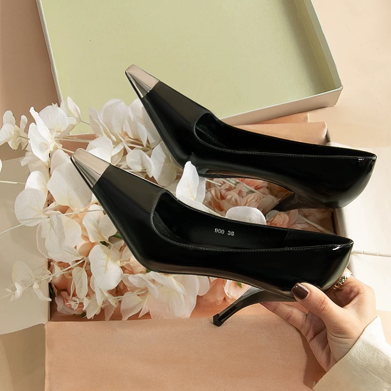 百搭新款高级单鞋高跟鞋2025新款