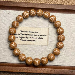 『紫金鼠手串』实心圆珠 鬼脸实芯花皮火焰天然菩提原籽 一图一物