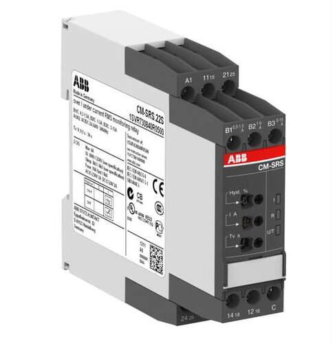 原装ABB单相电流监视器 CM-SRS.21S, 2c/o, mA-1A,24-240VAC/DC询