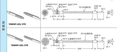 耐高温玻璃光纤FGT-410/420/FGT-310/320对射型 M4 M3光纤传感器