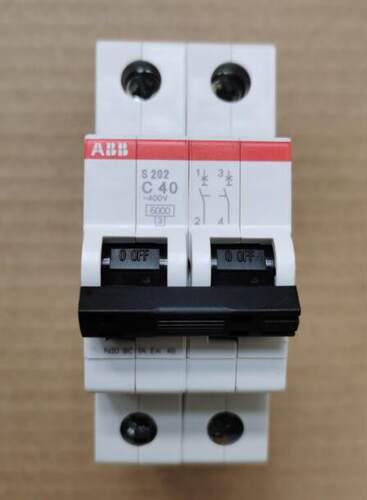原装ABB微型断路器 S202-C40 2P 40A询价