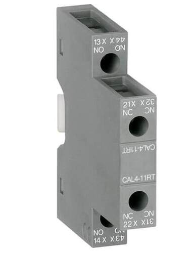 原装ABB接触器附件 轨道铁路专用 辅助触点 CAL4-11RT询价