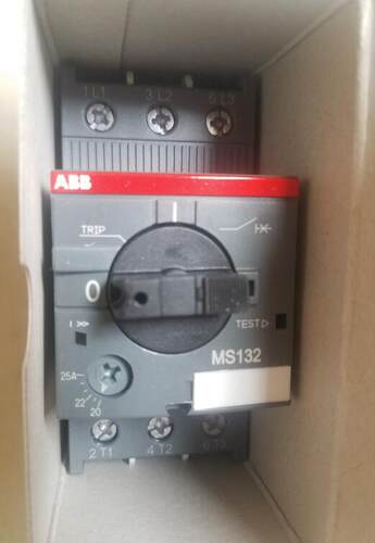 原装ABB电动机起动器 MS132-25 (20-25A)询价