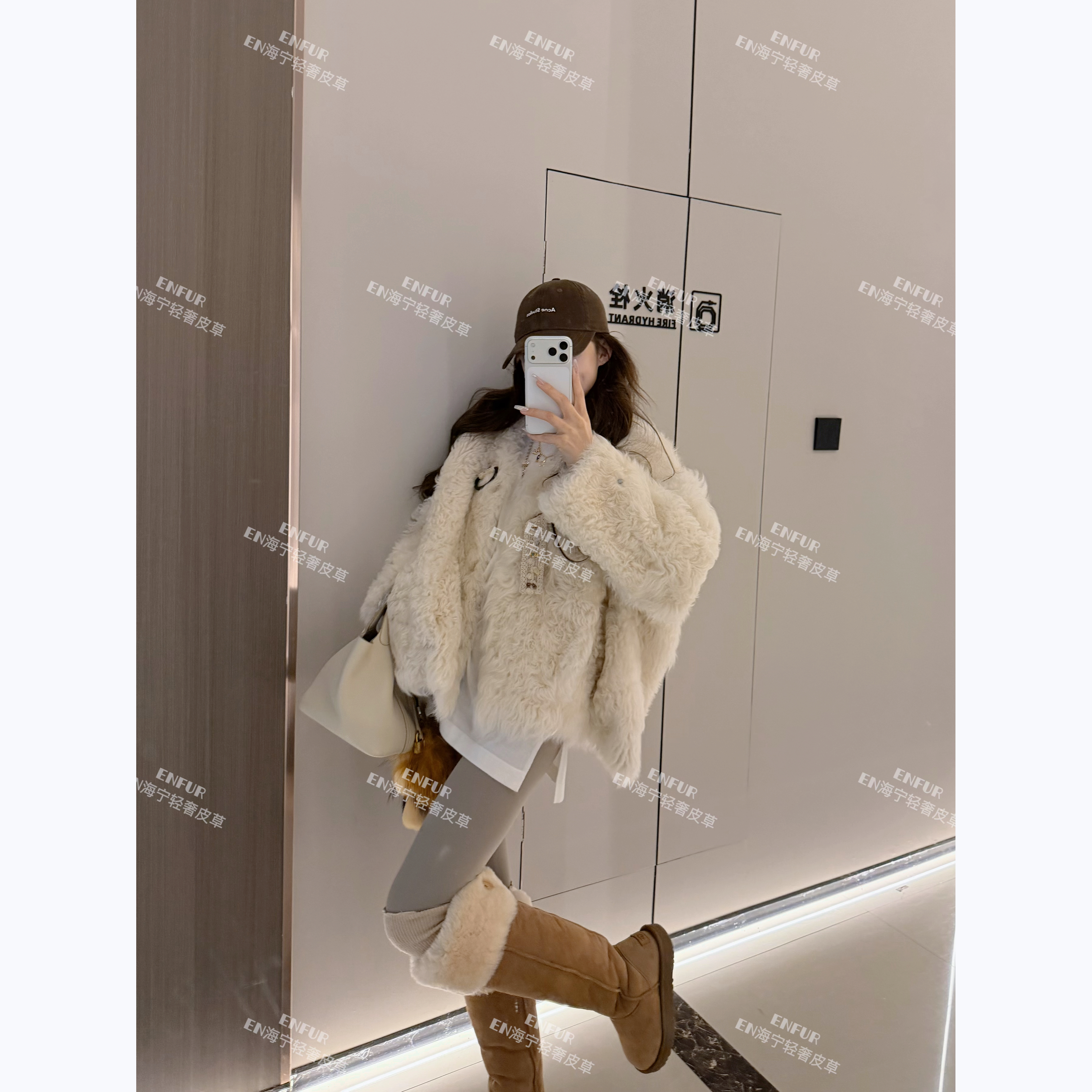 托斯卡纳皮毛一体皮草外套