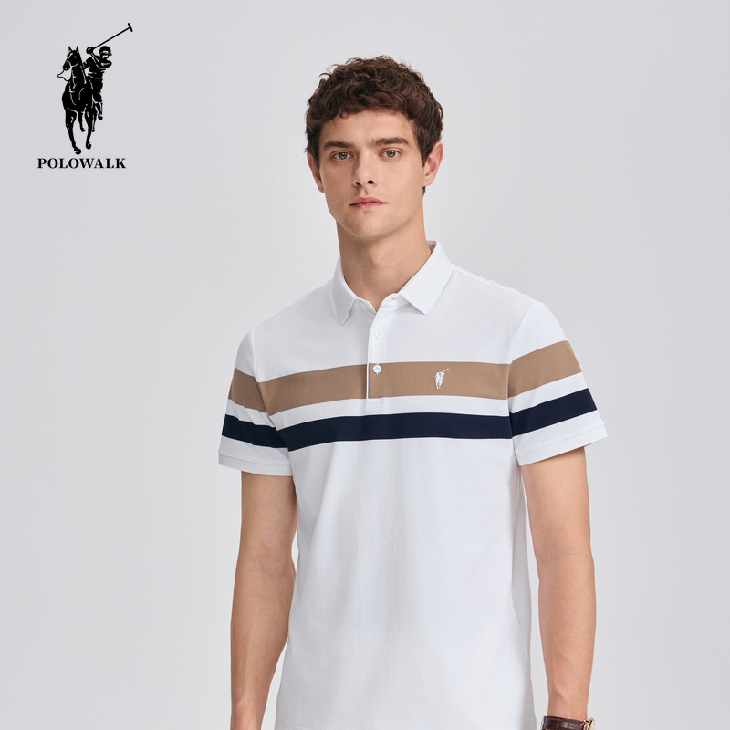 POLOWALK潮流帅气百搭时尚款夏季新品男式短袖POLO衫AS7W52201981