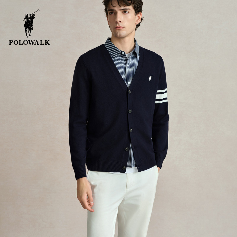 POLOWALK男装新品圆领套头休闲简约时尚百搭男针织衫AA9W44230581,男装,针织衫/毛衣,淘宝优惠券,粉丝福利购,淘宝优惠卷