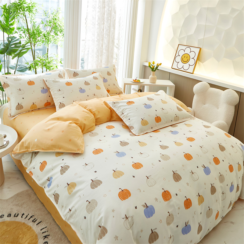 卡通纯棉被套单件学生宿舍三件套