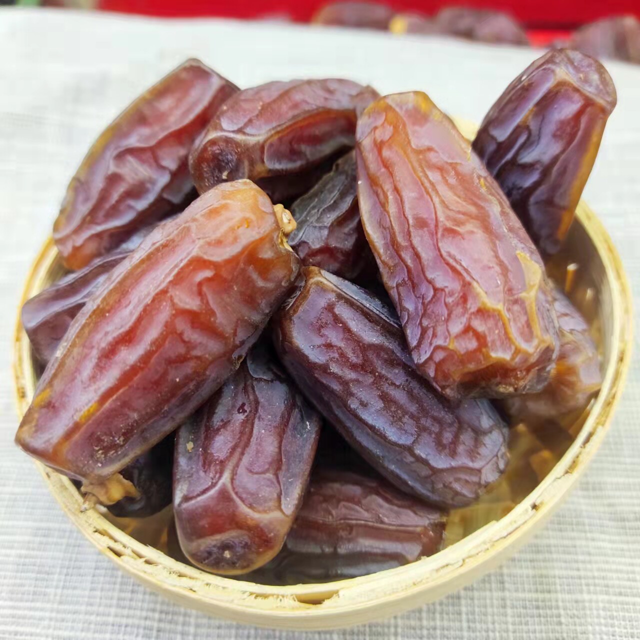沙特天然黄金迪拜阿联酋特大大黑椰枣干无添加食品500克包邮