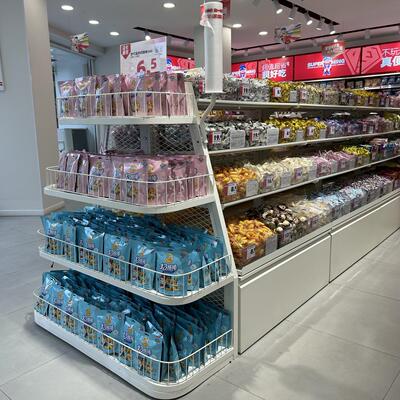 2026好想来同款赵一鸣零食货架休闲食品展示柜整店包邮