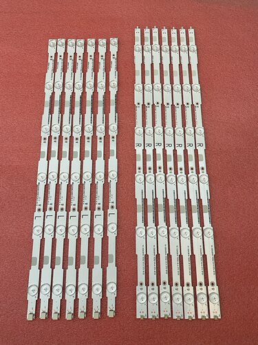全新55PFF5650灯条LB55043 V1 LB55037 V1_03 R L  LB55052,1套价