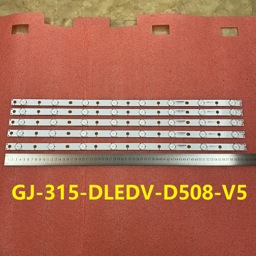 5pcs*全新原装灯条GJ-315-DLEDV-D508-V5
