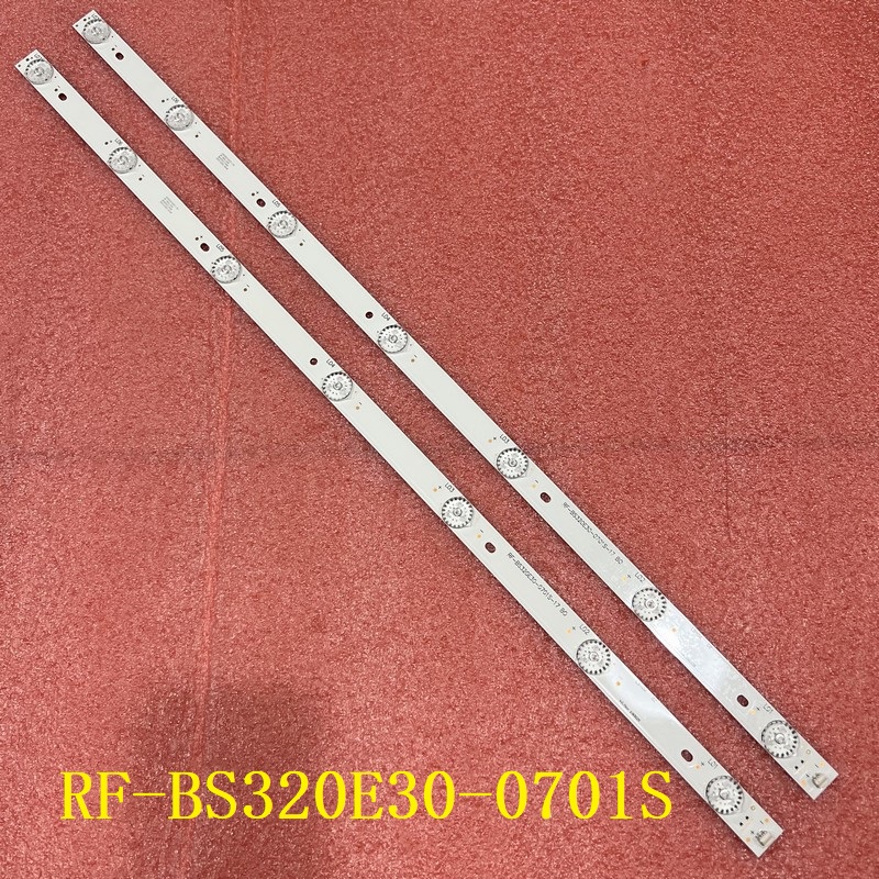 2pcs*全新LED灯条适用C320X15-E6-H RF-BS320E30-0701S-17 B0