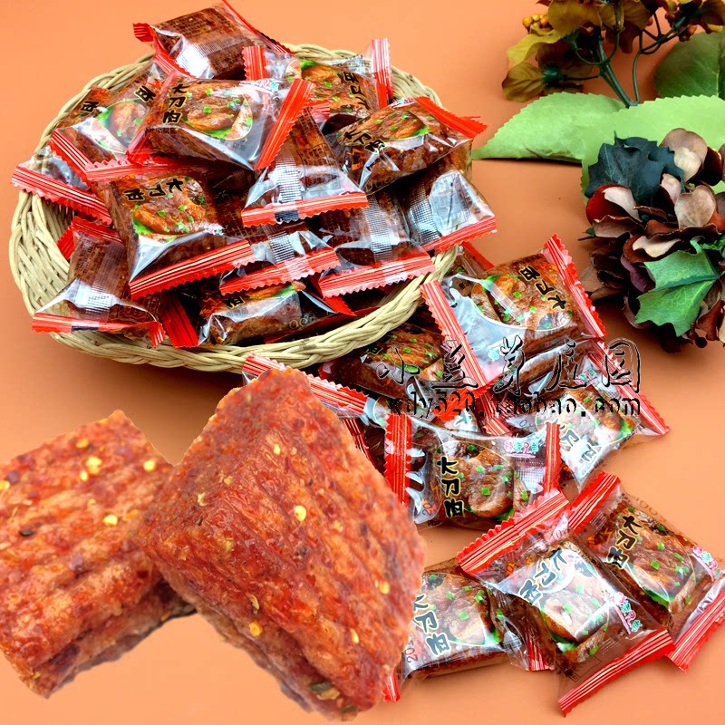 辣派兄弟独立小包大刀肉散称辣条小面筋辣片牛筋素肉麻辣小零食