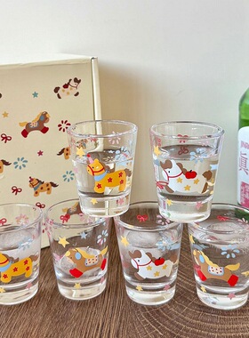 2026马年迷你白酒杯套装卡通可爱清酒杯shot一口杯烈酒杯烧酒杯子