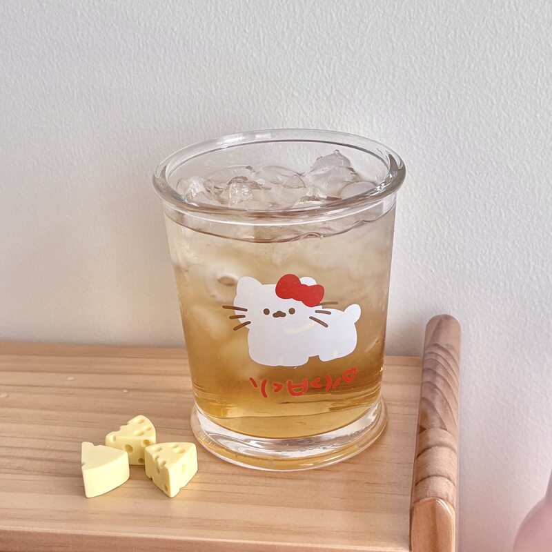 自制高颜值玻璃杯ins少女心冷萃咖啡杯情侣水杯闺蜜早餐牛奶杯子