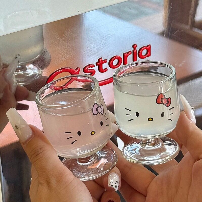 高颜值ins风玻璃烧酒杯女生迷你酒杯果酒杯家用烈酒玻璃杯白酒杯