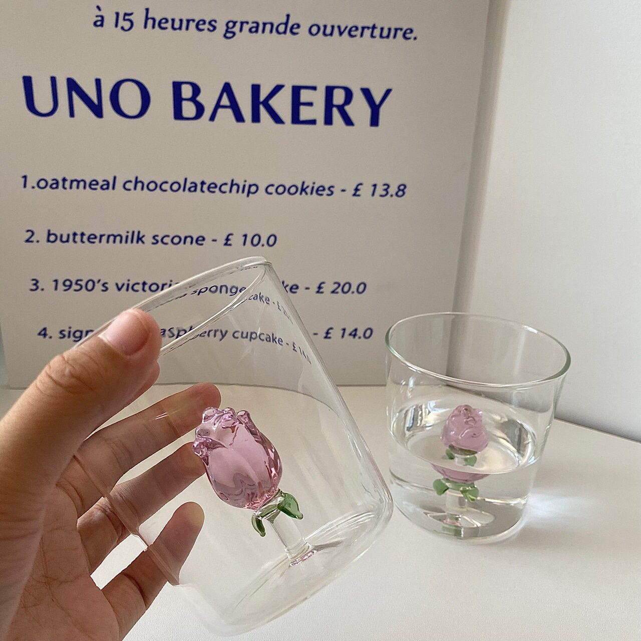 小众颜值水杯玻璃杯玻璃高级感